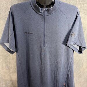 Mammut Mens' Aegility Half Zip T-Shirt Size 2XL Lightweight Top Baselayer